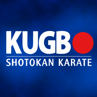 KUGB logo on blue background